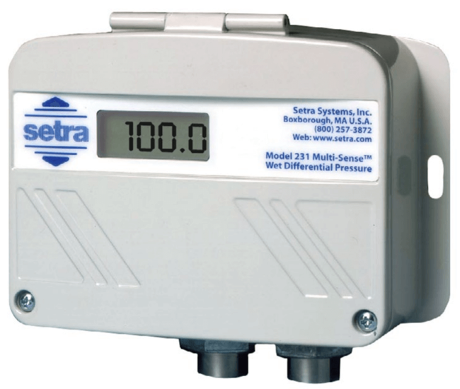 Setra Low Differential Pressure Transducer, Model 231